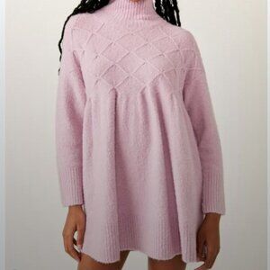 FREE PEOPLE Jaci Sweater Dress Lavender M